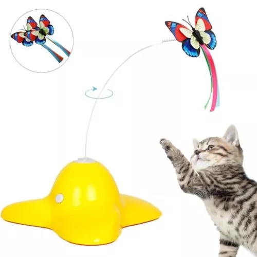 Elektrische drehender Schmetterling für Katzen